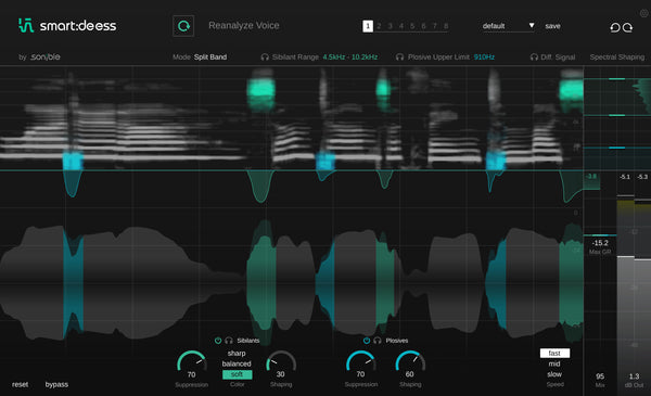 Sonible smart:deess Content-Aware De-Esser Plug-In