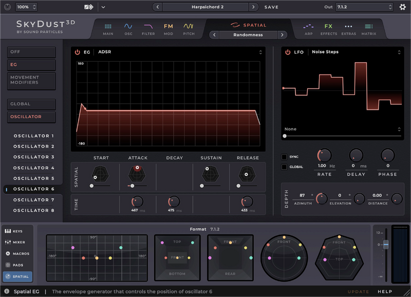 Sound Particles SkyDust Spatial Synthesiser - 3D Version