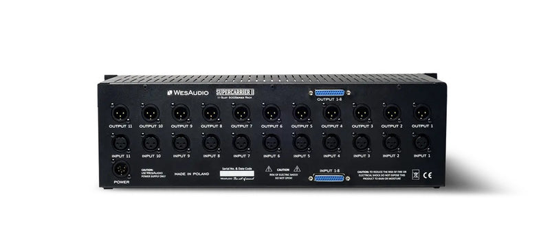 Wes Audio Supercarrier II 11-Slot 500 Series Chassis
