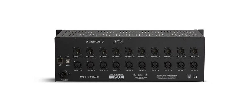Wes Audio Titan 500-Series Chassis with Recall