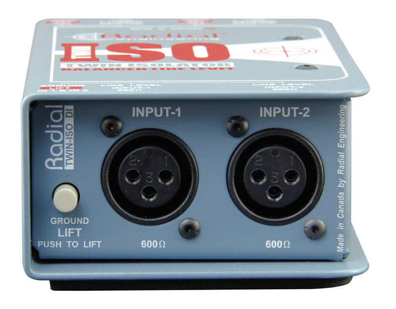 Radial Engineering Twin-Iso Two-Channel Line Level Isolator