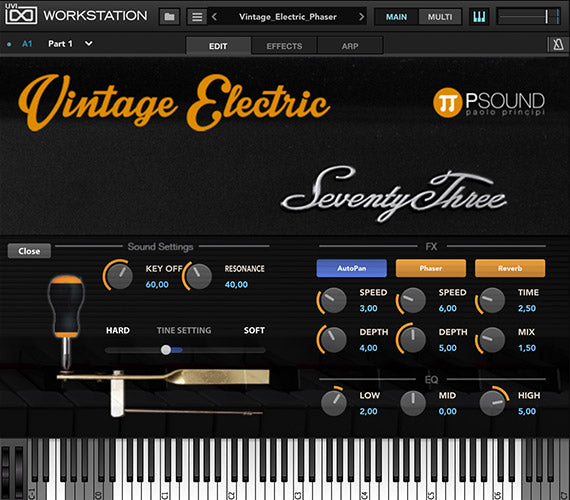 PSound Vintage Electric Virtual Instrument