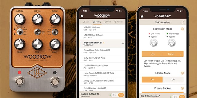 Universal Audio Woodrow '55 Instrument Amplifier Pedal