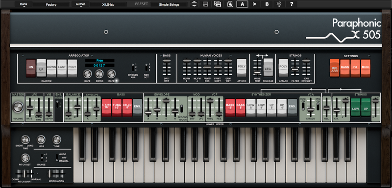 XILS Lab XILS 505 Analog Synth Virtual Instrument
