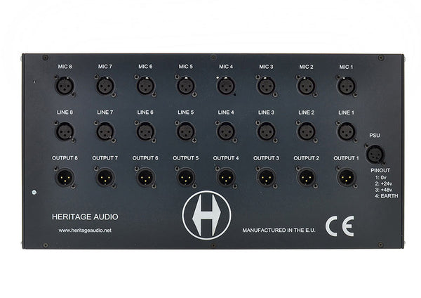 Heritage Audio Frame 8 Enclosure for 8 x 80 Series Modules