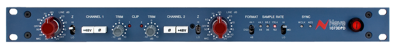AMS Neve 1073DPD Dual-Channel Mic Preamp with Digital Out