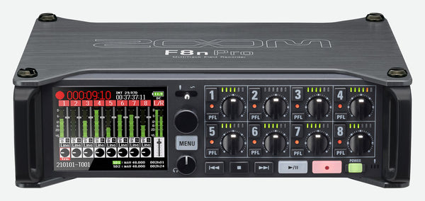 Zoom F8n Pro Multitrack Field Recorder