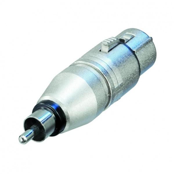 Neutrik NA2FPMM Female XLR - Phono Plug Adaptor