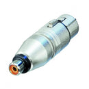 Neutrik NA2FPMF Female XLR - Phono Socket Adaptor