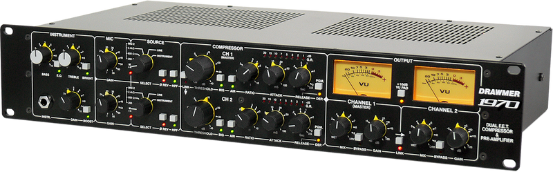 Drawmer 1970 Dual FET Compressor & Pre-Amp