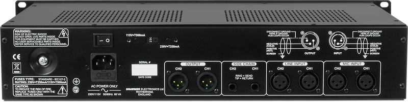 Drawmer 1970 Dual FET Compressor & Pre-Amp