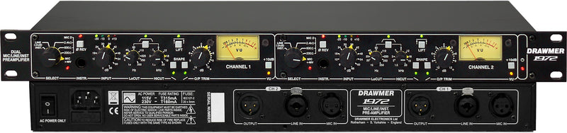 Drawmer 1972 Dual Mic/Line/Instrument Preamp