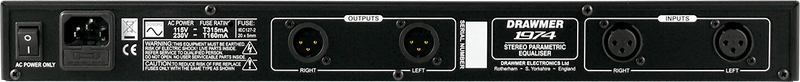 Drawmer 1974 Stereo Parametric Equaliser