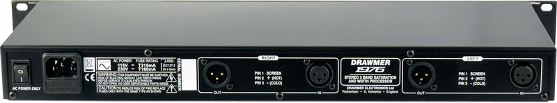 Drawmer 1976 Stereo 3 Band Saturation & Width Processor