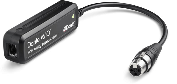 Audinate Dante AVIO 1-Channel Analog Input Adaptor