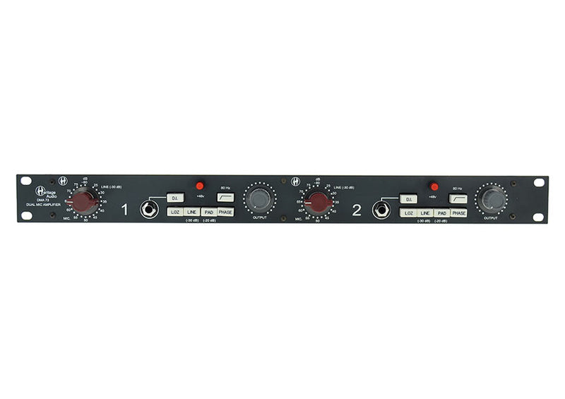 Heritage Audio DMA 73 Dual Channel Mic Preamp