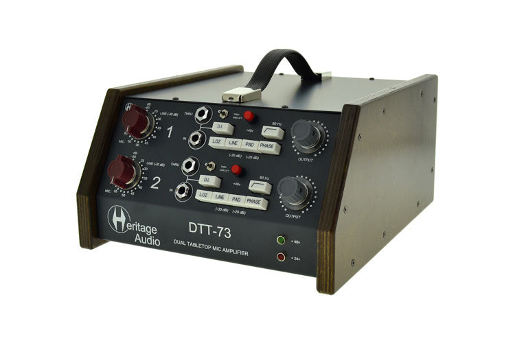 Heritage Audio DTT-73 Desktop 2-Channel Mic Preamp