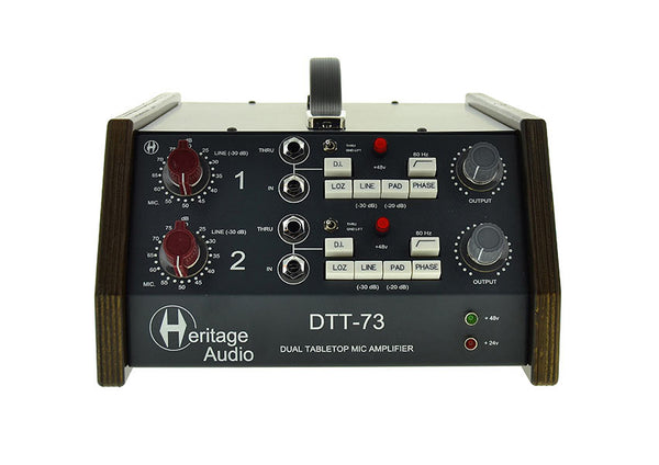 Heritage Audio DTT-73 Desktop 2-Channel Mic Preamp