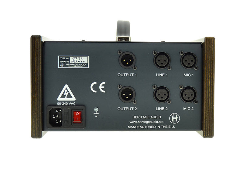 Heritage Audio DTT-73 Desktop 2-Channel Mic Preamp