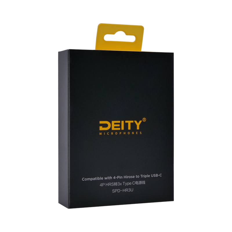 Deity SPD-HR3U Hirose to Triple USB-C Cable