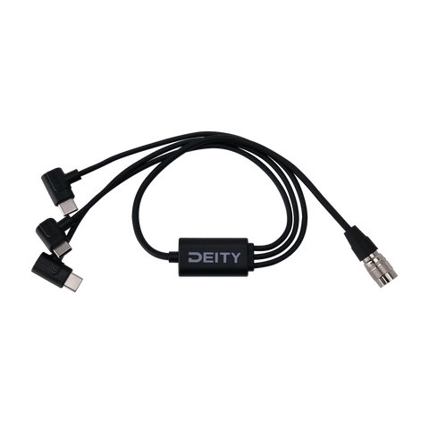 Deity SPD-HR3U Hirose to Triple USB-C Cable