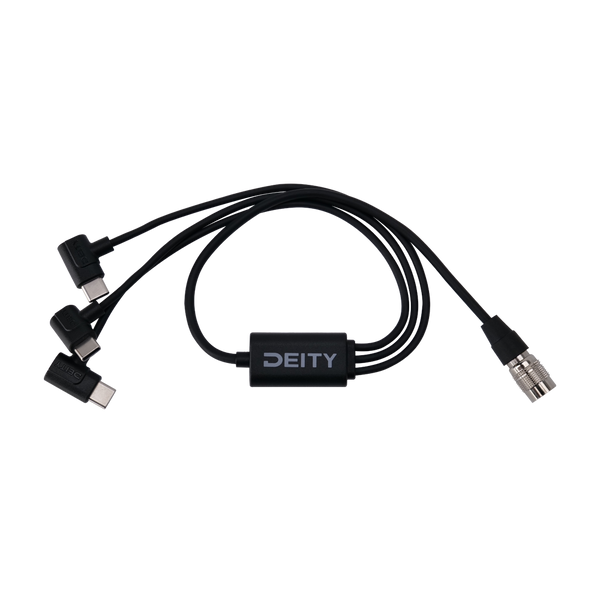 Deity SPD-HR3U Hirose to Triple USB-C Cable