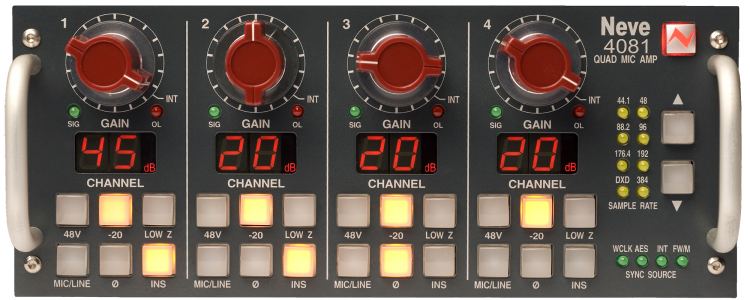 AMS Neve 4081 Quad Microphone Preamp