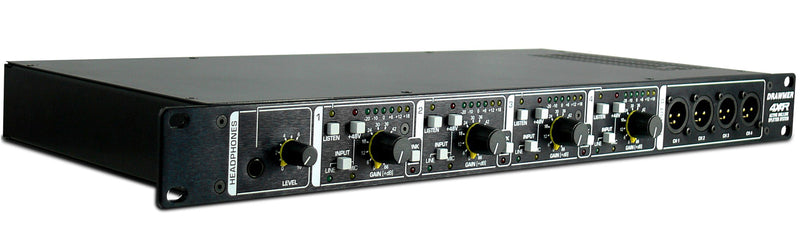 Drawmer Kickbox 4X4R Rackmount Active Microphone Splitter