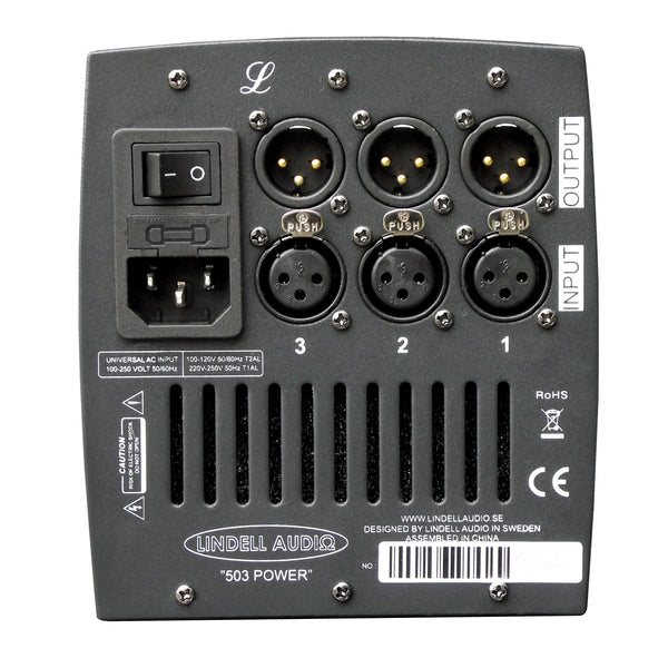 Lindell Audio 503 Power 500 Series 3-Slot Chassis