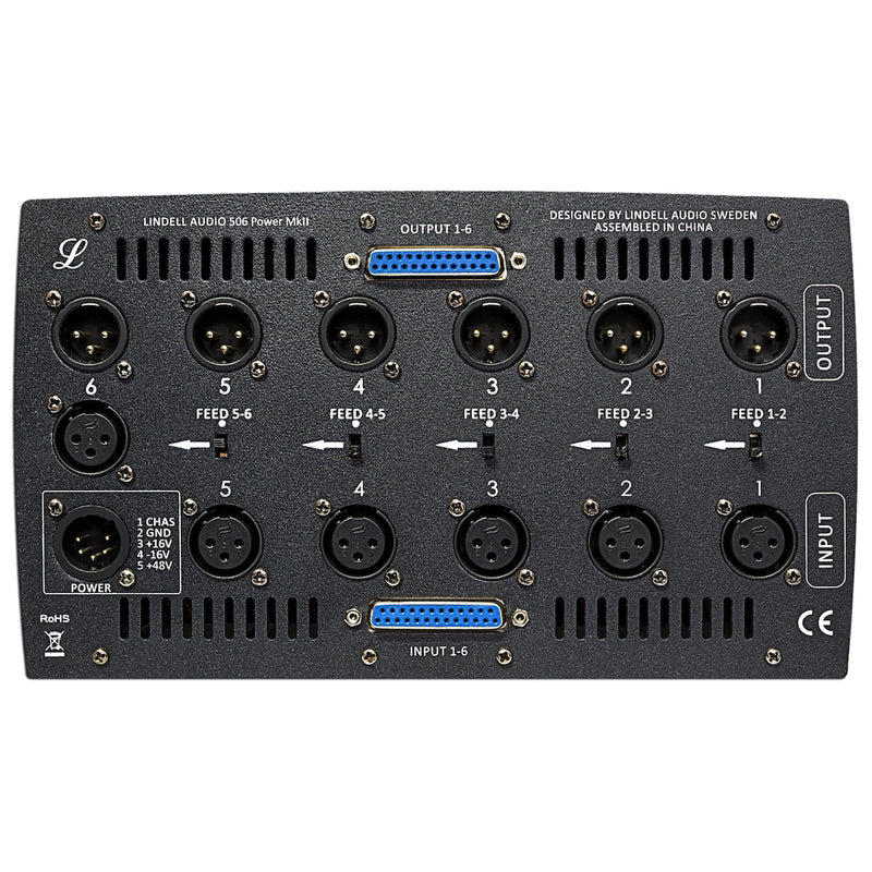 Lindell Audio 506 Power mkII 500 Series 6-Slot Chassis