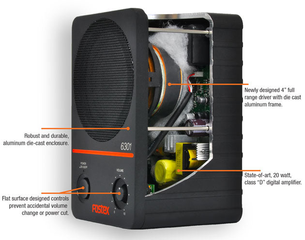 Fostex 6301N Compact Active Monitor