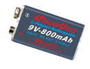 iPower US 800 mAh Li-Polymer Rechargeable 9V Battery
