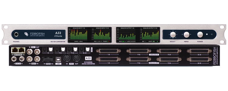 Ferrofish A32 Dante Converter