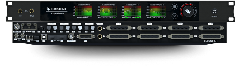 Ferrofish A32pro Dante 32 x 32 AD/DA Converter