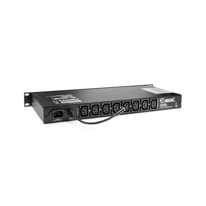 Adam Hall PCL 10 PRO Power Distro Volt & Ammeter, Light