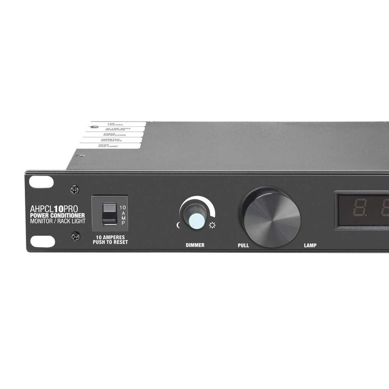 Adam Hall PCL 10 PRO Power Distro Volt & Ammeter, Light