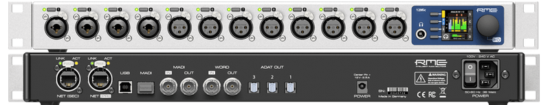 RME 12Mic 12-Channel Digitally Controlled Mic Preamp
