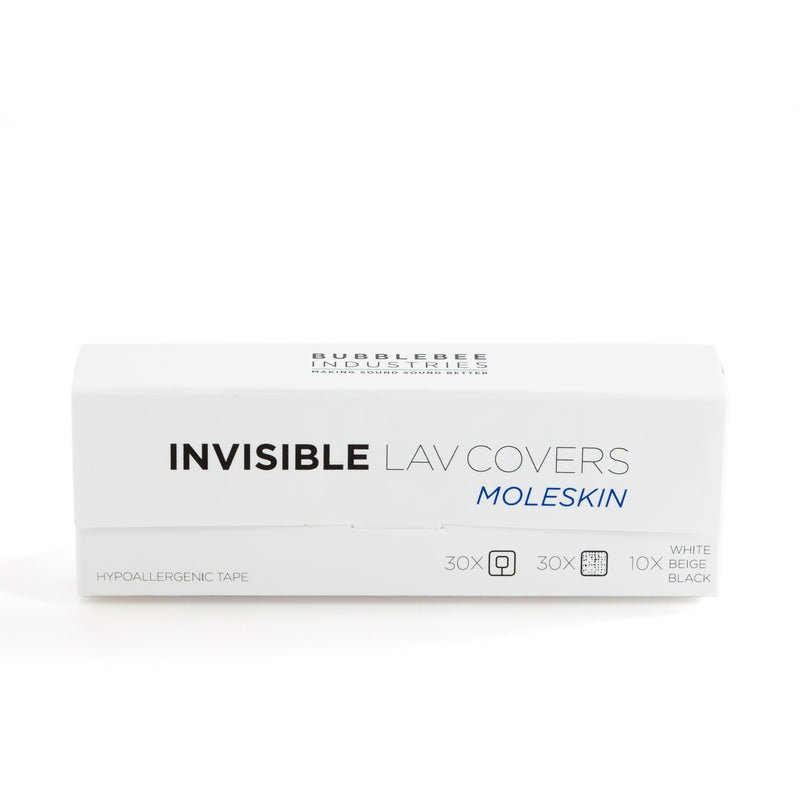 Bubble-Bee Invisible Lav Covers-Moleskin
