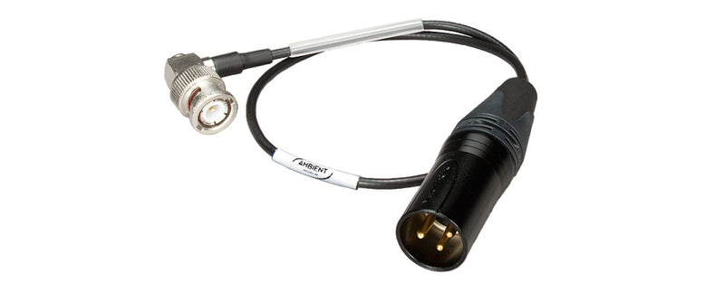 Ambient BNC/XLR-M Timecode Cable