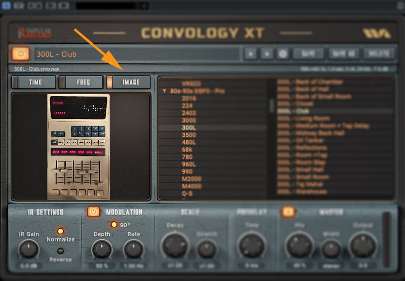 Impulse Record Echo Space Reverb Plug-In