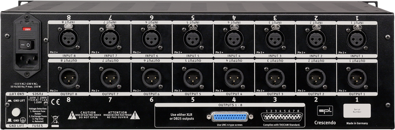 SPL Crescendo 8-Channel Microphone Preamp