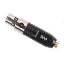 Deity DA4 Microdot Adaptor for W.Lav Mics (TA4F)