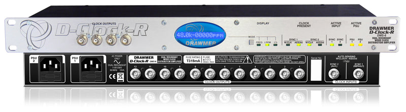 Drawmer DMS-6 D-Clock-R Dual Redundant Clock Distribution