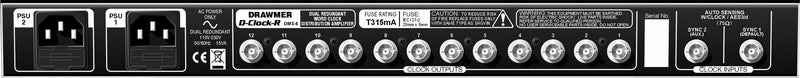 Drawmer DMS-6 D-Clock-R Dual Redundant Clock Distribution