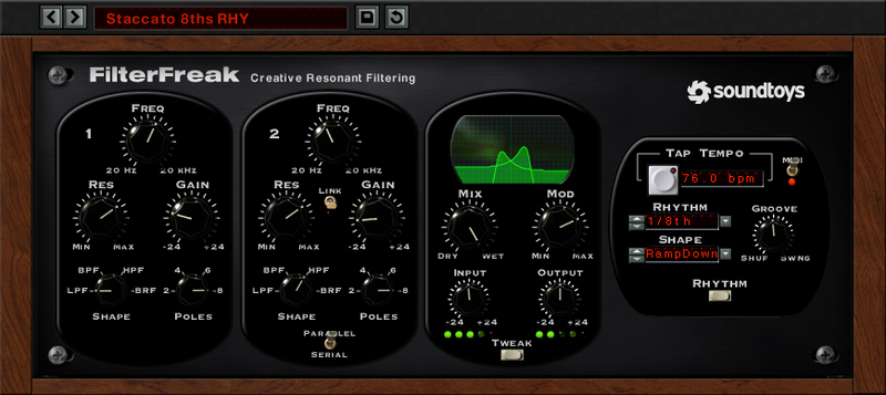 Soundtoys FilterFreak Resonant Analog Filter Plug-In