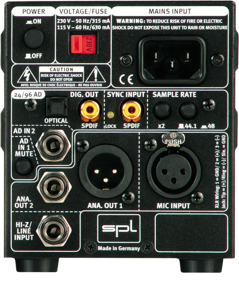 SPL GainStation 1 Microphone & Instrument Preamp