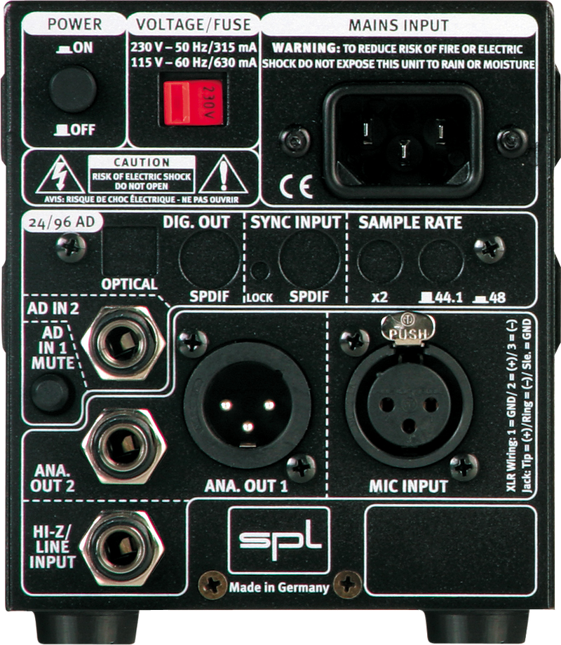 SPL GainStation 1 Microphone & Instrument Preamp