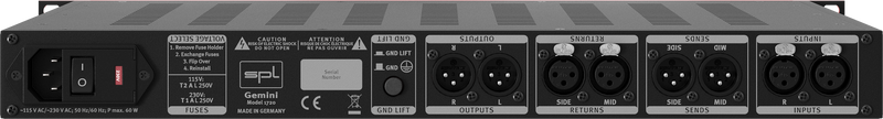 SPL Gemini Mastering M/S Processor