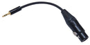 Aquarian Audio H2a-XLR 3.5mm Adaptor