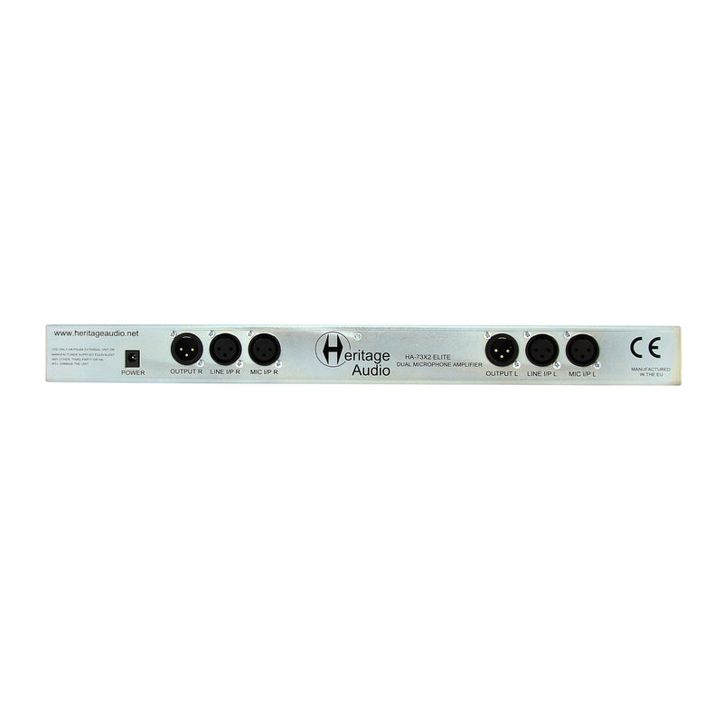 Heritage Audio HA-73X2 Elite Dual Channel Mic Preamp